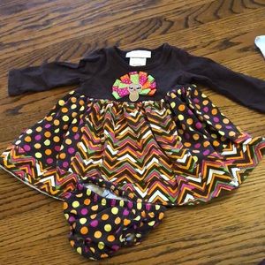 Turkey dress 3-6M